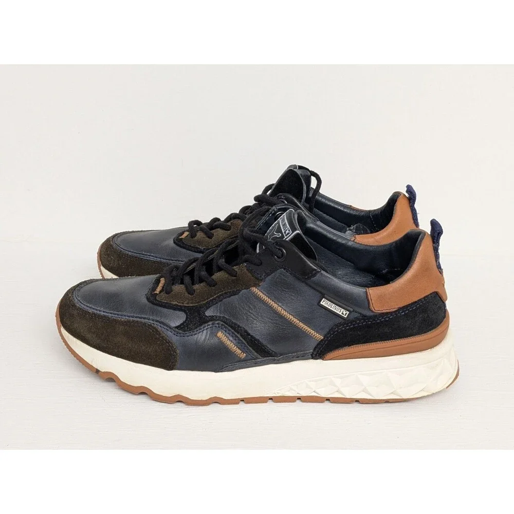 Pikolinos Aranda Sneakers EU 40 / US 7/ 7.5 Blue Suede & Brown Comfort Shoes